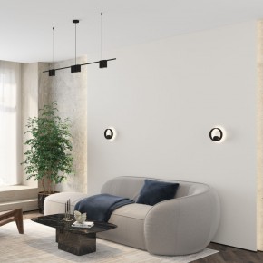 DK5060-BK Бра ORBIT, IP20, 3000К, LED, 10 Вт, черный матовый, алюминий в Ноябрьске - noyabrsk.ok-mebel.com | фото 5