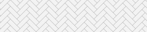 Фартук Метро керамик (белая) CPL пластик МДФ 6 мм в Ноябрьске - noyabrsk.ok-mebel.com | фото