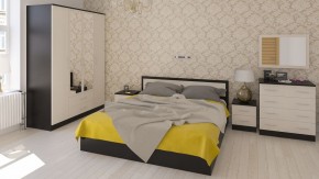 Фиеста Кровать 1800, цвет венге/дуб лоредо, ШхГхВ 183,5х203,5х80 см., сп.м. 1800х2000 мм., без матраса, основание есть в Ноябрьске - noyabrsk.ok-mebel.com | фото 5