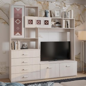 Гостиная Белла (модульная) ясень белый в Ноябрьске - noyabrsk.ok-mebel.com | фото 15