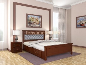 ГРАЦИЯ Кровать из массива 1600 с 2-мя ящиками  в Ноябрьске - noyabrsk.ok-mebel.com | фото 2