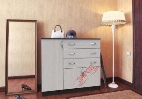 Комод №3 ЛДСП (Венге/Дуб Белфорд) в Ноябрьске - noyabrsk.ok-mebel.com | фото 2