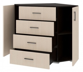 СОФИЯ Комод угловой К780 (венге/дуб белфорд) в Ноябрьске - noyabrsk.ok-mebel.com | фото 2