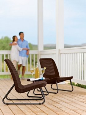 Комплект мебель Рио Патио (Rio Patio set) виски-коричневый в Ноябрьске - noyabrsk.ok-mebel.com | фото 3