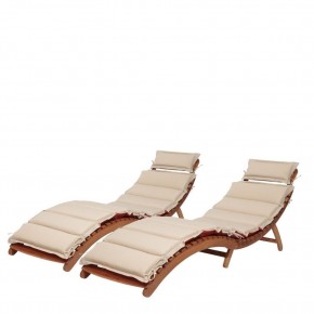Комплект шезлонги и столик AFM-803A-T133 Beige (2+1) в Ноябрьске - noyabrsk.ok-mebel.com | фото 2