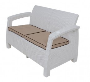Комплект уличной мебели Yalta Premium Terrace Set (Ялта) белый (+подушки под спину) в Ноябрьске - noyabrsk.ok-mebel.com | фото 2
