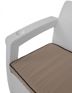 Комплект уличной мебели Yalta Premium Terrace Set (Ялта) белый (+подушки под спину) в Ноябрьске - noyabrsk.ok-mebel.com | фото 5