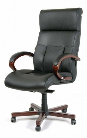 Кресло для руководителя Chairman 421 черный/орех темный, черный в Ноябрьске - noyabrsk.ok-mebel.com | фото 7