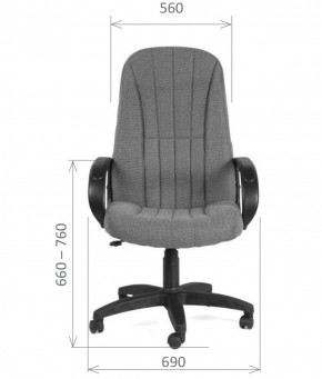 Кресло для руководителя  CHAIRMAN 685 СТ (ткань стандарт 10-356 черная) в Ноябрьске - noyabrsk.ok-mebel.com | фото 5