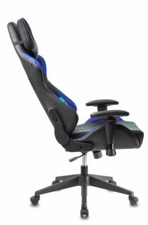 Кресло игровое Бюрократ VIKING 5 AERO BLUE черный/синий в Ноябрьске - noyabrsk.ok-mebel.com | фото 2
