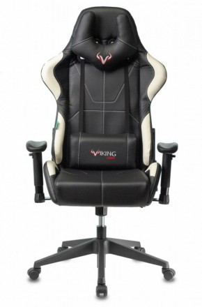 Кресло игровое Бюрократ VIKING 5 AERO WHITE черный/белый в Ноябрьске - noyabrsk.ok-mebel.com | фото 3