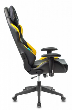 Кресло игровое Бюрократ VIKING 5 AERO YELLOW черный/желтый в Ноябрьске - noyabrsk.ok-mebel.com | фото 2
