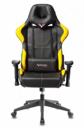 Кресло игровое Бюрократ VIKING 5 AERO YELLOW черный/желтый в Ноябрьске - noyabrsk.ok-mebel.com | фото 3
