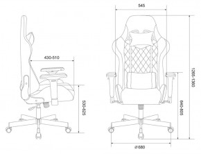 Кресло игровое Бюрократ VIKING 7 KNIGHT B FABRIC черный в Ноябрьске - noyabrsk.ok-mebel.com | фото 4