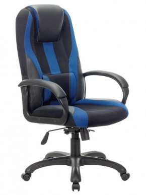 Кресло компьютерное BRABIX PREMIUM "Rapid GM-102" (экокожа/ткань, черное/синее) 532106 в Ноябрьске - noyabrsk.ok-mebel.com | фото