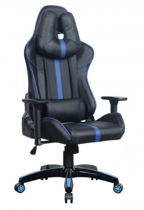 Кресло компьютерное BRABIX "GT Carbon GM-120" (черное/синее) 531930 в Ноябрьске - noyabrsk.ok-mebel.com | фото