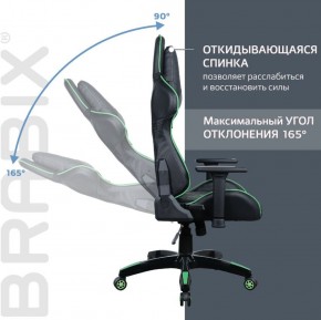 Кресло компьютерное BRABIX "GT Carbon GM-120" (черное/зеленое) 531929 в Ноябрьске - noyabrsk.ok-mebel.com | фото 2