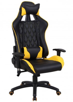 Кресло компьютерное BRABIX "GT Master GM-110" (черное/желтое) 531927 в Ноябрьске - noyabrsk.ok-mebel.com | фото