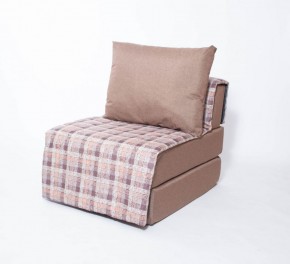 Кресло-кровать бескаркасное Харви (коричневый-квадро беж) в Ноябрьске - noyabrsk.ok-mebel.com | фото