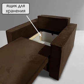 Кресло-кровать Принц КК1-ВК (велюр коричневый) в Ноябрьске - noyabrsk.ok-mebel.com | фото 6