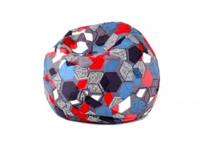 Кресло-мешок Мяч M (Geometry Slate) в Ноябрьске - noyabrsk.ok-mebel.com | фото 1