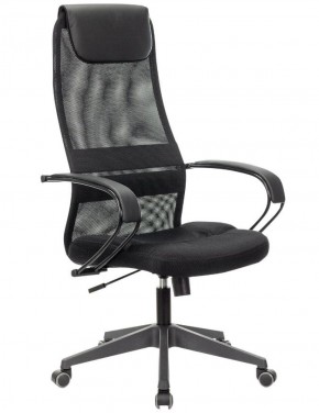 Кресло офисное BRABIX PREMIUM "Stalker EX-608 PL" (ткань-сетка/кожзам, черное) 532090 в Ноябрьске - noyabrsk.ok-mebel.com | фото