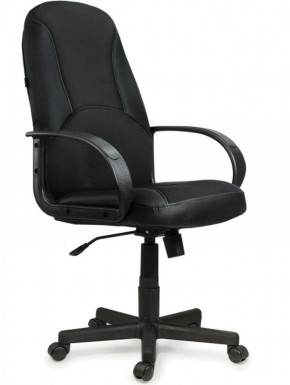 Кресло офисное BRABIX "City EX-512" (кожзам черный, ткань черная) 531407 в Ноябрьске - noyabrsk.ok-mebel.com | фото