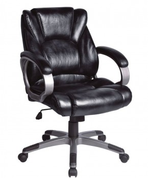 Кресло офисное BRABIX "Eldorado EX-504", экокожа, черное, 530874 в Ноябрьске - noyabrsk.ok-mebel.com | фото