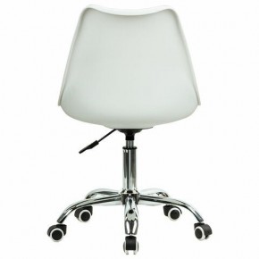 Кресло стул BRABIX "Eames MG-310 CH", хром, пластик белый, ткань серая, 532924 в Ноябрьске - noyabrsk.ok-mebel.com | фото 4