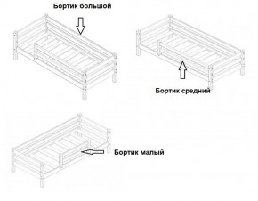 Кровать 2-х ярусная Сонечка с бортиками (лестница наклонная) в Ноябрьске - noyabrsk.ok-mebel.com | фото 4