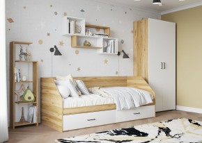 Кровать 800/2 ящика Лайт с настилом ЛДСП в Ноябрьске - noyabrsk.ok-mebel.com | фото 3