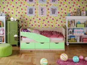 Кровать Бабочки (Салатовый матовый) 1600 в Ноябрьске - noyabrsk.ok-mebel.com | фото