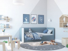 Кровать-диван Leonardo 160*70 (Голубой) + боковина в Ноябрьске - noyabrsk.ok-mebel.com | фото 5