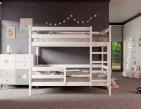 Кровать двухъярусная без крыши 80*160 Белый в Ноябрьске - noyabrsk.ok-mebel.com | фото 2