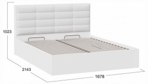 Кровать двуспальная Агата с ПМ Тип 1 в Ноябрьске - noyabrsk.ok-mebel.com | фото 4