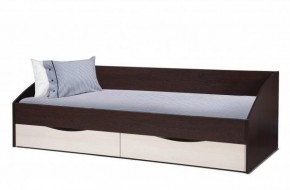 Кровать одинарная "Фея - 3" симметричная New (2000Х900) венге/вудлайн кремовый в Ноябрьске - noyabrsk.ok-mebel.com | фото 1