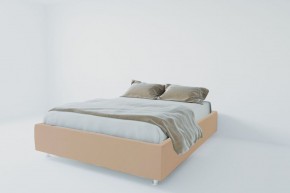 Кровать Подиум с ортопедическим основанием 800 (велюр светло-серый) в Ноябрьске - noyabrsk.ok-mebel.com | фото