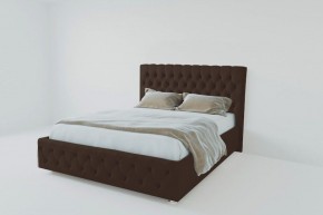 Кровать Версаль с ПМ 800 (экокожа коричневая) в Ноябрьске - noyabrsk.ok-mebel.com | фото