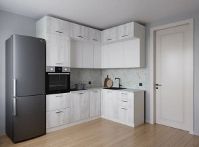 Кухонный гарнитур Бланка 2200*1700 (Стол. 26мм) в Ноябрьске - noyabrsk.ok-mebel.com | фото