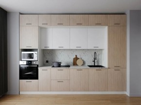 Кухонный гарнитур Демо 3400 (Стол. 38мм) в Ноябрьске - noyabrsk.ok-mebel.com | фото