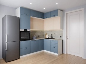 Кухонный гарнитур Фьюжн 2200*1700 (Стол. 26мм) в Ноябрьске - noyabrsk.ok-mebel.com | фото