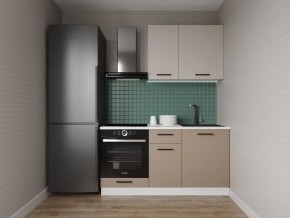 Кухонный гарнитур Каппучино 1600 (Стол. 26мм) в Ноябрьске - noyabrsk.ok-mebel.com | фото