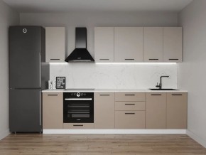 Кухонный гарнитур Каппучино 2800 (Стол. 38мм) в Ноябрьске - noyabrsk.ok-mebel.com | фото