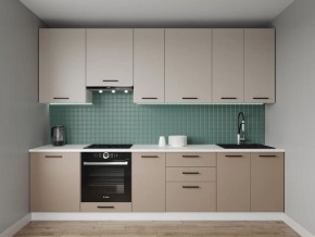 Кухонный гарнитур Каппучино 3000 h950 (Стол. 26мм) в Ноябрьске - noyabrsk.ok-mebel.com | фото
