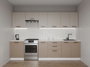 Кухонный гарнитур Каппучино 3000 (Стол. 38мм) в Ноябрьске - noyabrsk.ok-mebel.com | фото