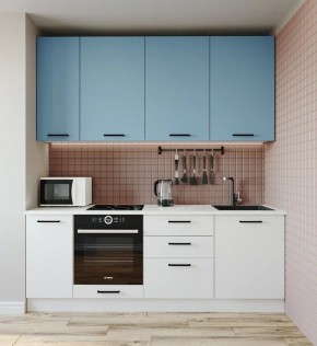 Кухонный гарнитур Капри 2200 h950 (Стол. 38мм) в Ноябрьске - noyabrsk.ok-mebel.com | фото