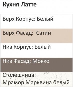 Кухонный гарнитур Латте 1000 (Стол. 26мм) в Ноябрьске - noyabrsk.ok-mebel.com | фото 3