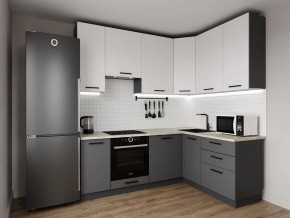 Кухонный гарнитур Меренга 2200*1600 h950 (Стол. 38мм) в Ноябрьске - noyabrsk.ok-mebel.com | фото