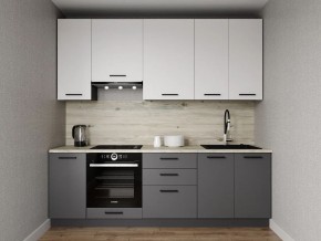 Кухонный гарнитур Меренга 2400 h950 (Стол. 26мм) в Ноябрьске - noyabrsk.ok-mebel.com | фото