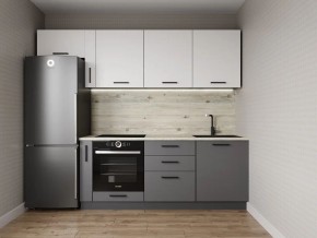 Кухонный гарнитур Меренга 2550 (Стол. 26мм) в Ноябрьске - noyabrsk.ok-mebel.com | фото